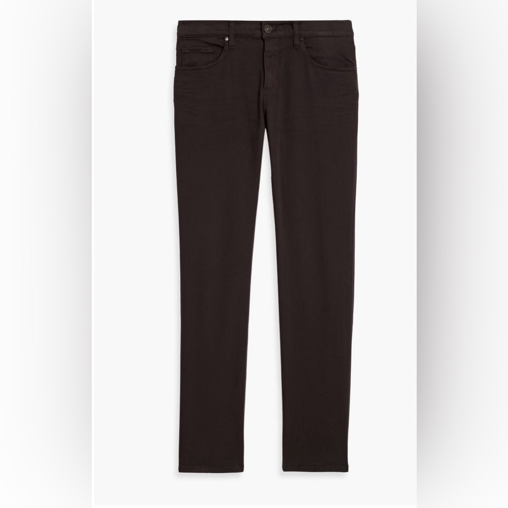 PAIGE Men's Deep Chocolate Normandie Straight Jeans